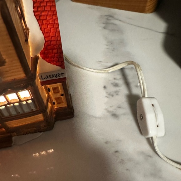 Lighted Ceramic Ben's Barbershop Decor - Picture 2 of 4